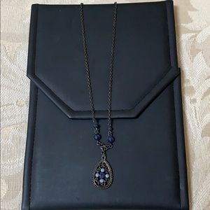 Women’s Necklace with blue accents